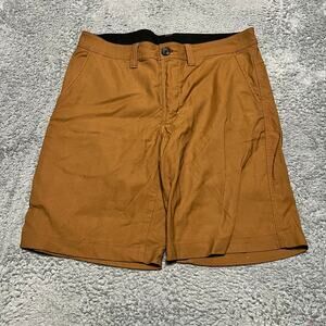 Prana Brion Shorts Mens 32 x9 Brown Nylon Hiking Outdoor